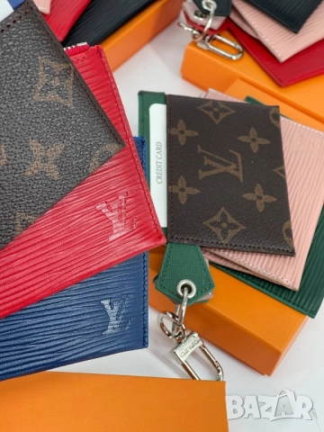 визитник от естествена кожа gucci louis vuitton , снимка 13 - Портфейли, портмонета - 51447653