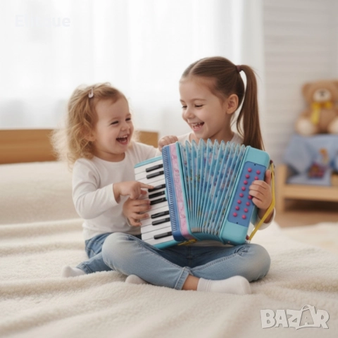 Детски акордеон с реалистично звучене Cheerful Song, снимка 2 - Музикални играчки - 52545632
