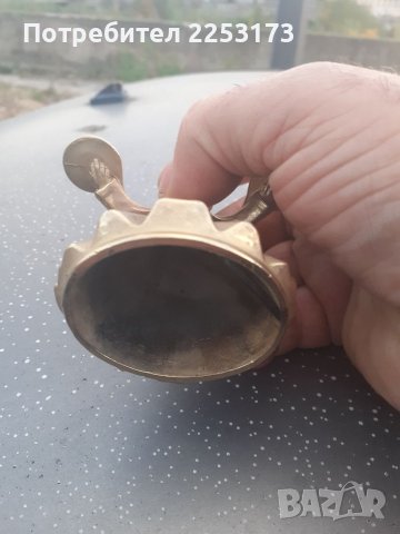 Католически свещник от месинг, снимка 2 - Декорация за дома - 38466182