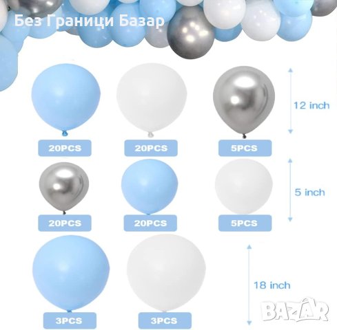 Нов Комплект 96 части за арка декорация / украса за рожден ден Балони, снимка 2 - Други - 43696946