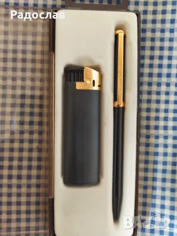 Koh-i-Noor стар комплект химикалка и запалка 