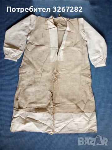 Риза, Моминска, Ръчно тъкан Лен, Кюстендилско, снимка 9 - Антикварни и старинни предмети - 43050388