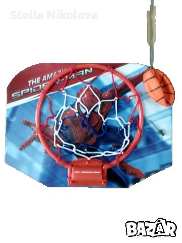 Баскетболен кош "Спайдърмен" с топка
