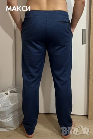 Мъжко чудесно еластично долнище с полар отвътре, ластична талия+ кор.вързалка отвътре, 2 бр страничн, снимка 2 - Спортни дрехи, екипи - 53087867