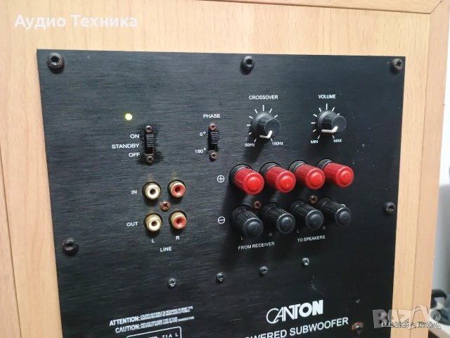 Активен 10 инчов субуфер CANTON AS 25 SC. Страхотен бас! , снимка 17 - Тонколони - 52812234