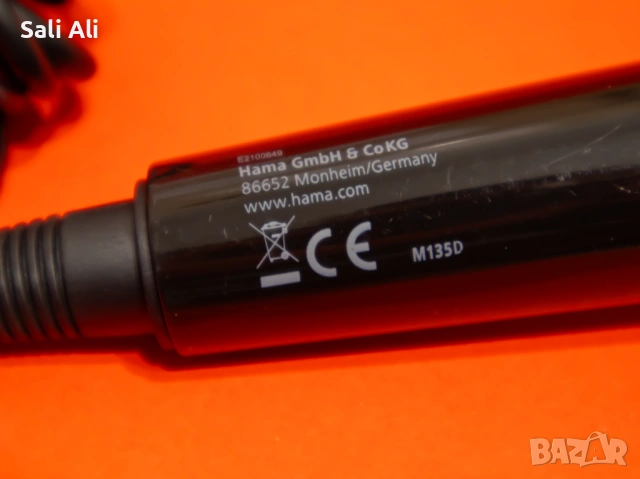 HAMA THOMSON M135D Динамичен Микрофон Внос Литва Като Нов Тестван, снимка 6 - Микрофони - 53089984