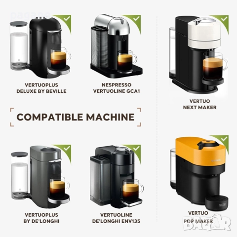 Адаптер с преход за Неспресо / Nespresso капсули за кафемашини VertuoLine, снимка 6 - Аксесоари за кухня - 52221297
