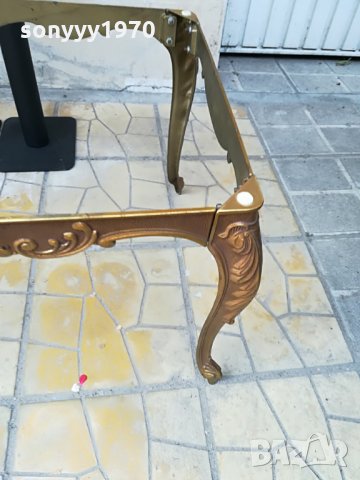 АНТИК-КОЛЕКЦИЯ-златна маса-мед/месинг-внос франция, снимка 6 - Антикварни и старинни предмети - 26301573