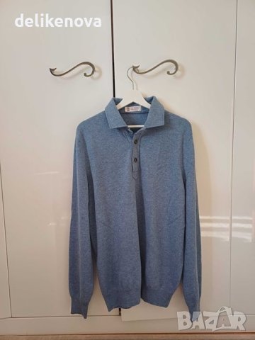  Кашмир Brunello Cucinelli Original Size XL-2XL Нов мъжки пуловер, снимка 9 - Пуловери - 42937905