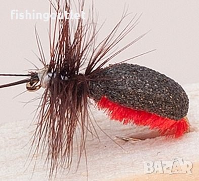 Качествен мухарски комплект - въдица, макара,шнур, повод и 5бр мухи, снимка 4 - Такъми - 43884995