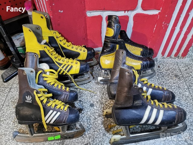 Стари кънки за хокей Adidas , снимка 5 - Зимни спортове - 43105411