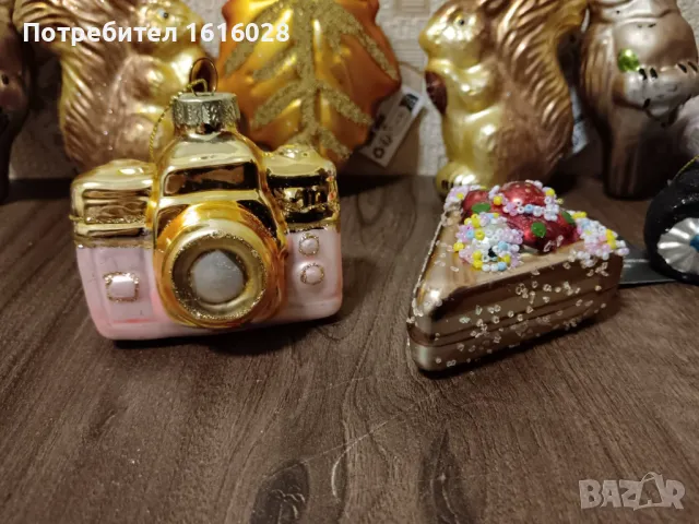 Уникални и красиви стъклени играчки за елха., снимка 5 - Декорация за дома - 43370319