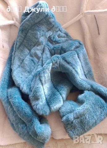 Красиво палто от еко косъм, снимка 10 - Палта, манта - 52840672