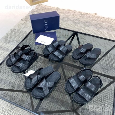 мъжки чехли/сандали Dior 38-45 реплика , снимка 2 - Мъжки сандали - 33120810