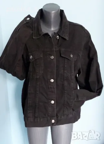 Два броя / Черно яке модел Деним / "Denim & Co" и "Zana di" / голям размер , снимка 4 - Якета - 44774625