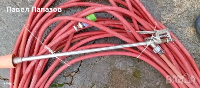 Продавам 40 метра маркуч с пистолет, снимка 2 - Оранжерии - 51853961