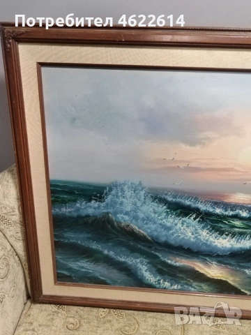 КРАСИВА АВТОРСКА КАРТИНА МАСЛЕНИ БОИ ВЪРХУ ПЛАТНО , снимка 5 - Картини - 53117784