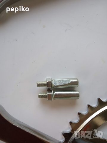 Продавам колела внос от Германия  никелирани курбели с клинове PHOENIX с 48 зъба, снимка 5 - Велосипеди - 26841637