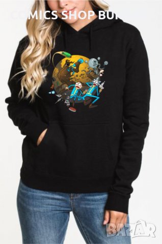 Суичър унисекс без цип RICK and MORTY, снимка 16 - Суичъри - 34690748