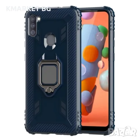 Samsung Galaxy M11 Удароустойчив Ring Holder Калъф и Протектор, снимка 3 - Калъфи, кейсове - 48516178