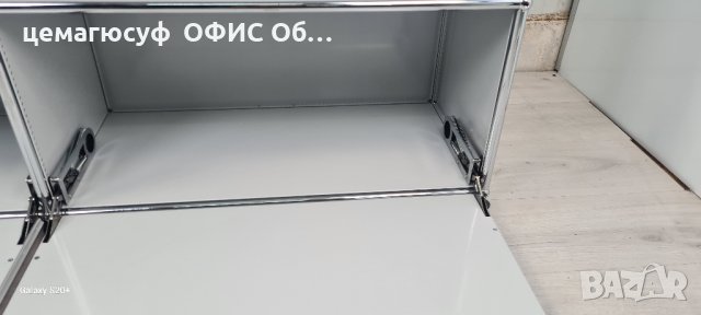 USM  Haller офис бюфет средно сив гланц внос от германия , снимка 10 - Бюфети - 43534421