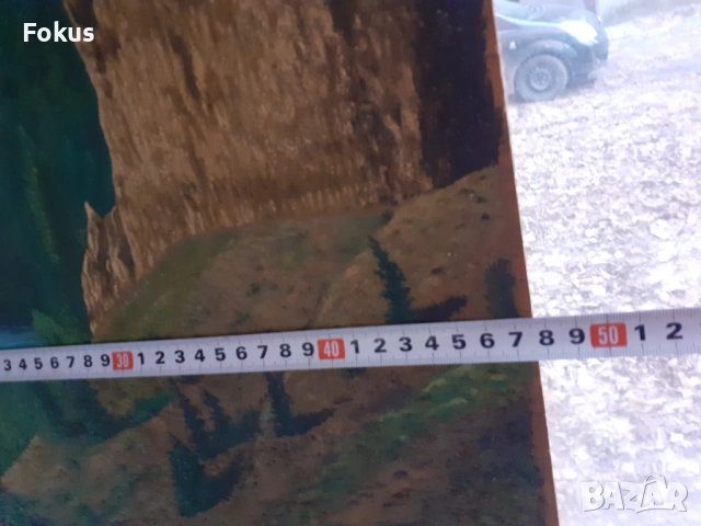 Уникална картина "Конникът'' масло на фазер худ. Иванов, снимка 7 - Антикварни и старинни предмети - 53395317