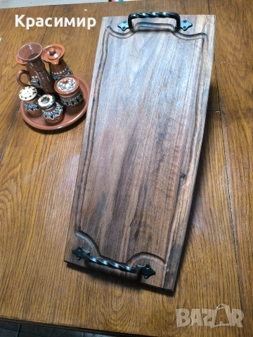 Орехови Дъски и Плата за Мезета, снимка 5 - Аксесоари за кухня - 49214477