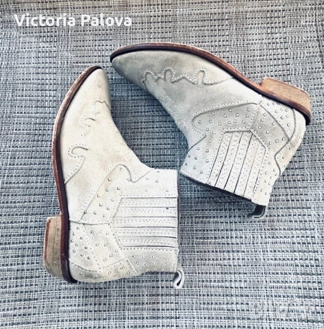 Детски ботуши MANGO KIDS естествена кожа , снимка 10 - Детски боти и ботуши - 51452600