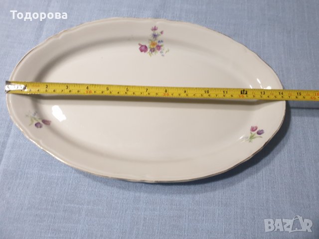 Порцеланов плато-Китка-Нови пазар., снимка 4 - Чинии - 35079478