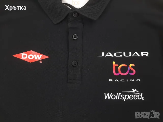 Jaguar Team Racing - Оригинална мъжка тениска с яка размер M, снимка 7 - Тениски - 49463156