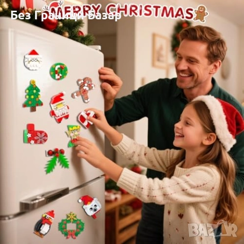 Нов Коледен адвент календар 2025 с магнитни блокчета и 24 изненади деца, снимка 3 - Други - 51689613
