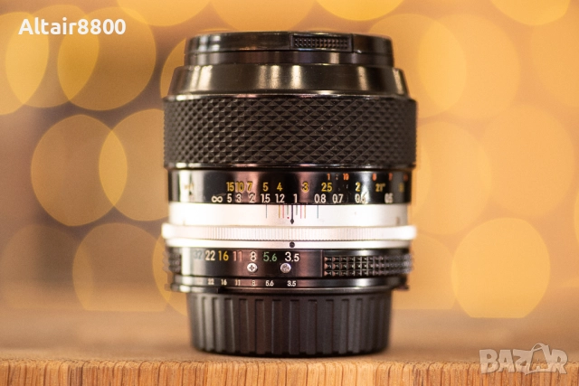 Nikon 55mm f/3.5 AI Macro Nikkor обектив Никон, снимка 1