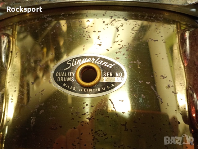 70'Slingerland USA 14"/5" Vintage Snare drum, снимка 6 - Ударни инструменти - 53091034