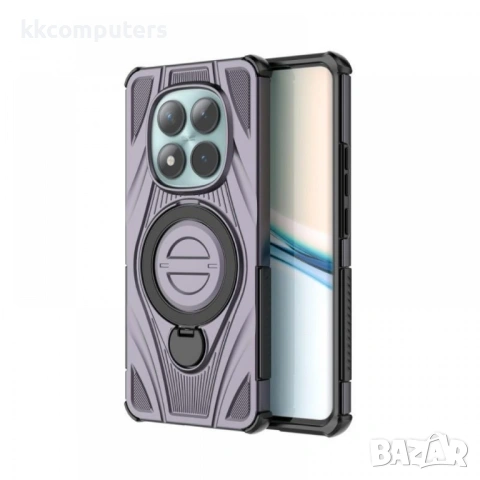 Защитен калъф WANLONFENG за Xiaomi Poco M8 5G / Redmi Note 15 5G със Стойка и Филм за дисплея- Ударо, снимка 5 - Калъфи, кейсове - 53266924