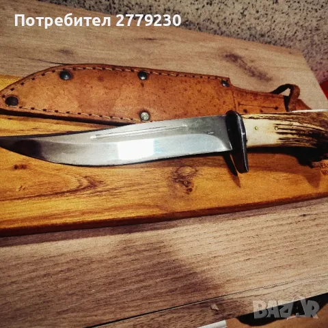 Ловен много масивен нож Нов, подходящи за колекция , снимка 13 - Ножове - 49863498