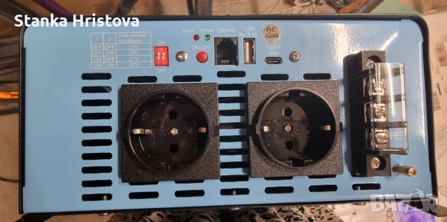 4000W Инвертор 24v 230v Чиста синосуида. , снимка 9 - Друга електроника - 50996800