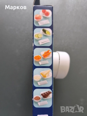 LEIFHEIT - Ново Универсално Ренде 4+1 Приставки, снимка 4 - Аксесоари за кухня - 51729269