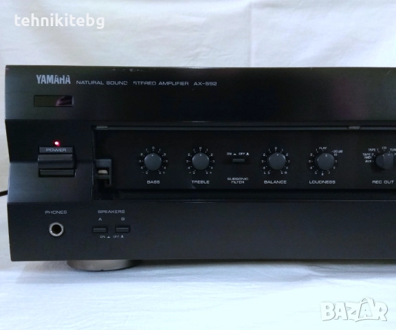 ⭐⭐⭐ YAMAHA AX-592 ⭐⭐⭐ Сериозен усилвател, 2 х 155/100 вата (4/8 ома), снимка 2 - Ресийвъри, усилватели, смесителни пултове - 51711880