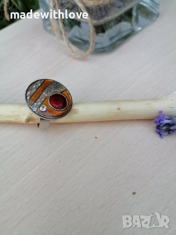 Пръстен с регулируем размер, снимка 3 - Пръстени - 43244495