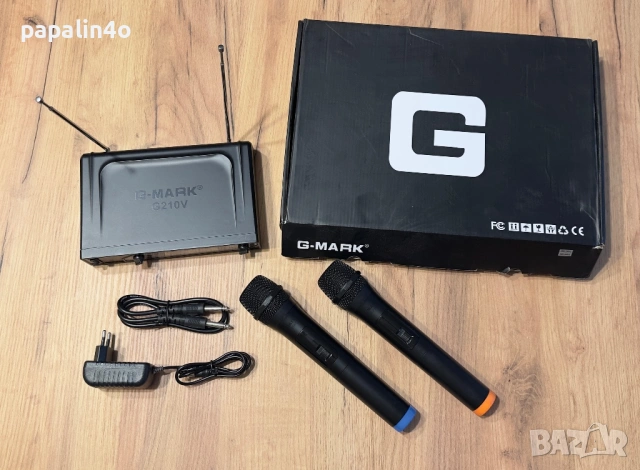 Безжични микрофони с приемник за караоке