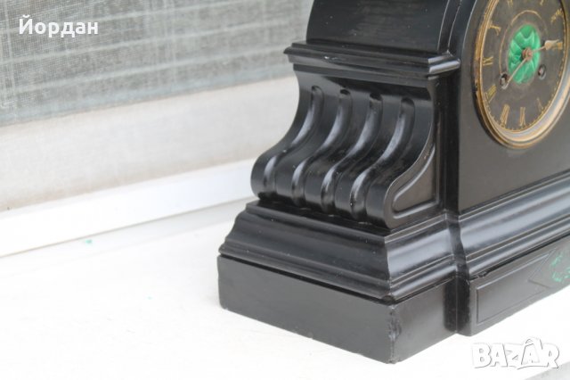 Каминен френски мраморен часовник , снимка 7 - Антикварни и старинни предмети - 35631412