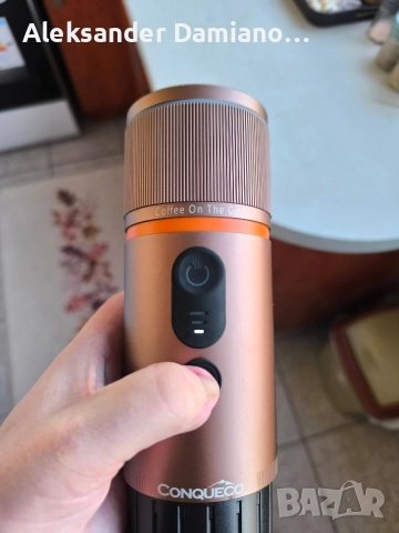 преносима кафе машина conqueco , снимка 2 - Кафемашини - 52709782