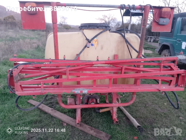 Пръскачка за трактор 10метра 