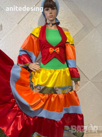 Костюм за ромски танци от три части, снимка 12 - Детски рокли и поли - 53524178