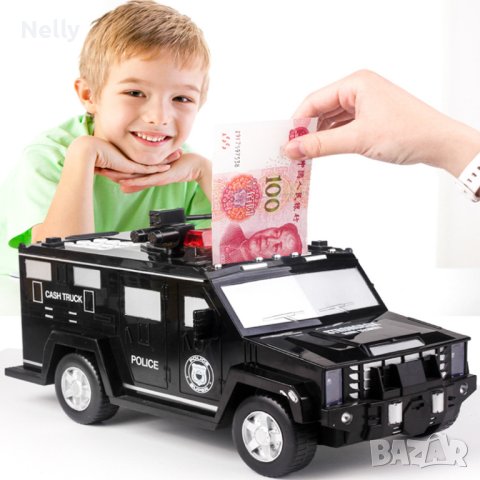 Детски сейф брониран Полицейски автомобил, снимка 3 - Коли, камиони, мотори, писти - 43243688