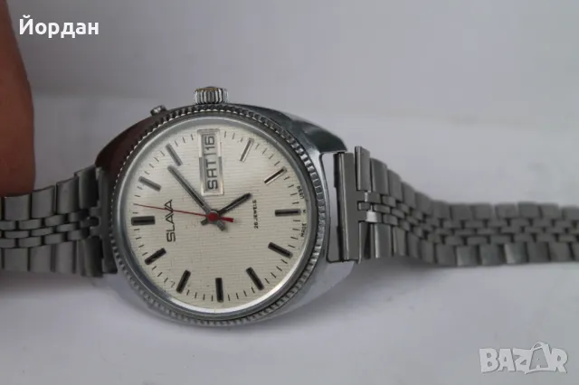 СССР мъжки ръчен часовник ''Слава'' /26 камъка/, снимка 7 - Мъжки - 50404152