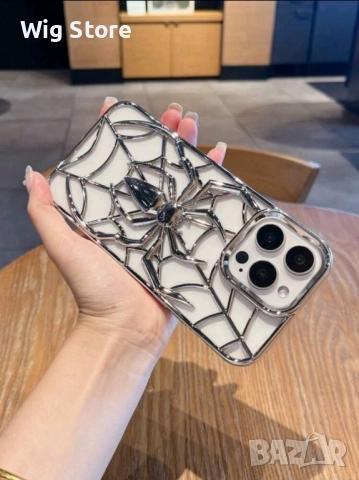 Калъф паяк за телефон Iphone 15 Pro Max, Iphone 16, Iphone 16 Pro Max, снимка 2 - Калъфи, кейсове - 51580074