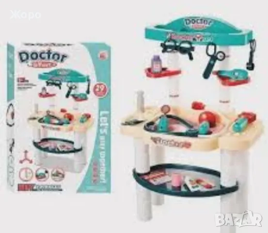 ДЕТСКА ЛЕКАРСКА МАСИЧКА С ЛЕКАРСКИ ИНСТРУМЕНТИ И ТЕЧАЩА ВОДА 20029