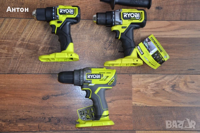 Нови, акумулаторени винтоверти Ryobi 18V, от 99лв