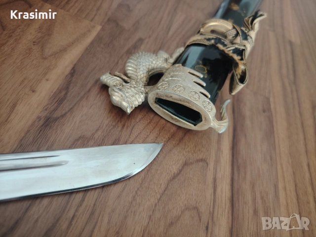 Японски самурайски меч, снимка 8 - Други ценни предмети - 53539133